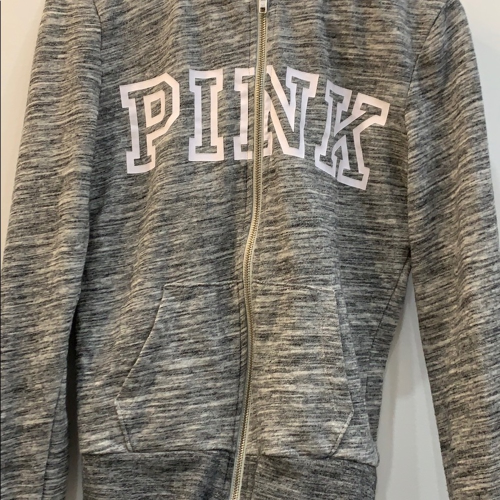 Pink Zip Up Hoodie